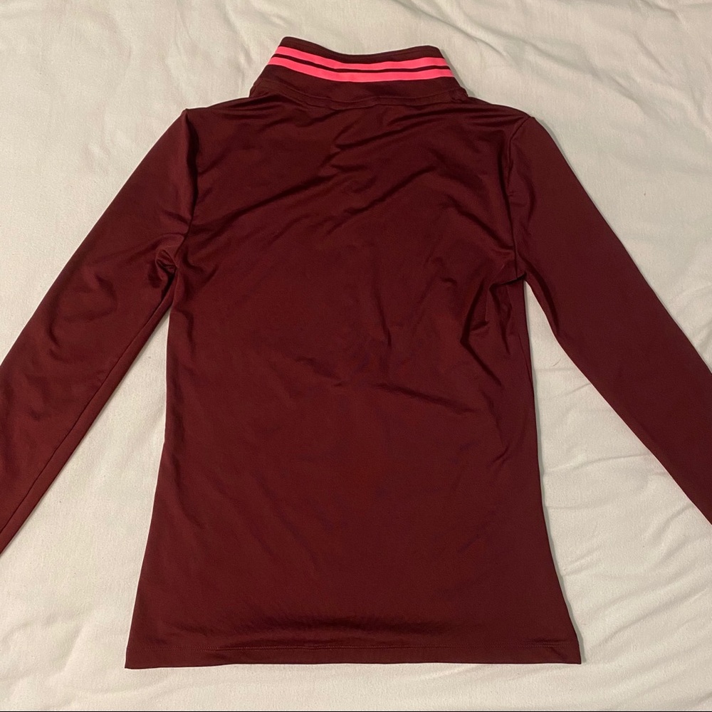 PINK Maroon Exercise Quarterzip - Picture 5 of 5